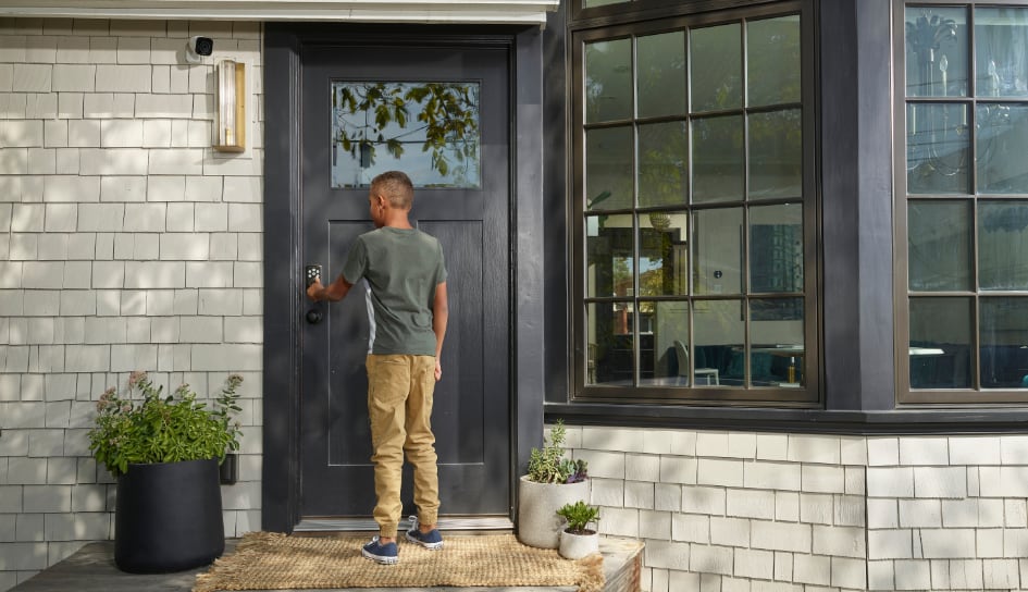 Vivint Smart Lock on home in Bloomington